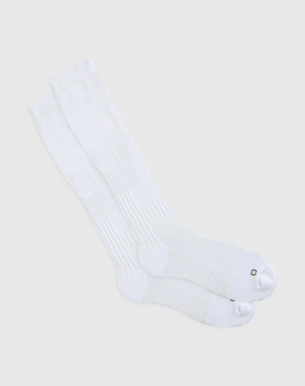 Medias deportivas hombre extra largas microfibra blancas - Image 3