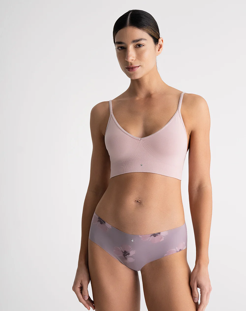 Panty cachetero microfibra invisible estampado