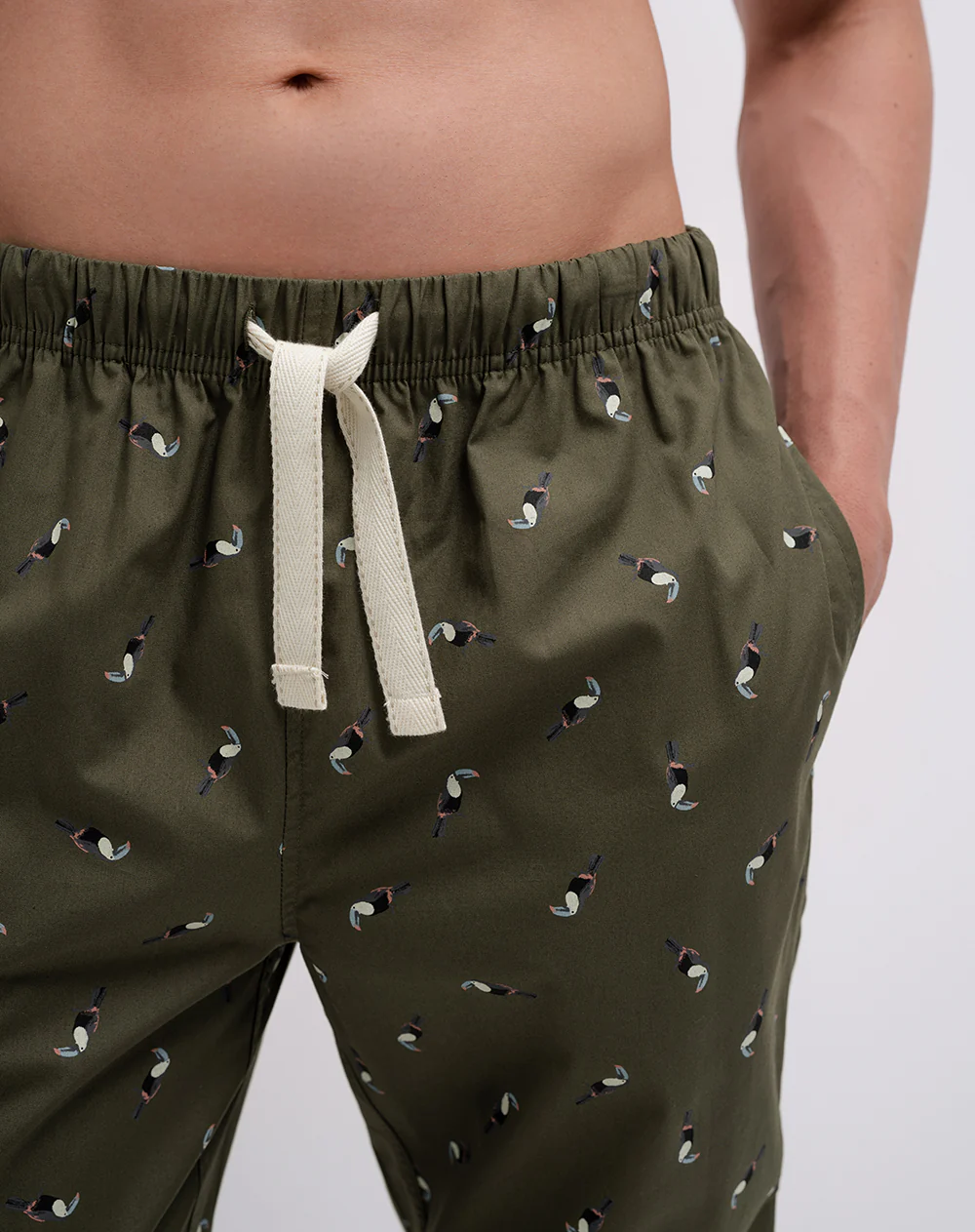 Pantalón de pijama algodón estampado hombre - Image 3