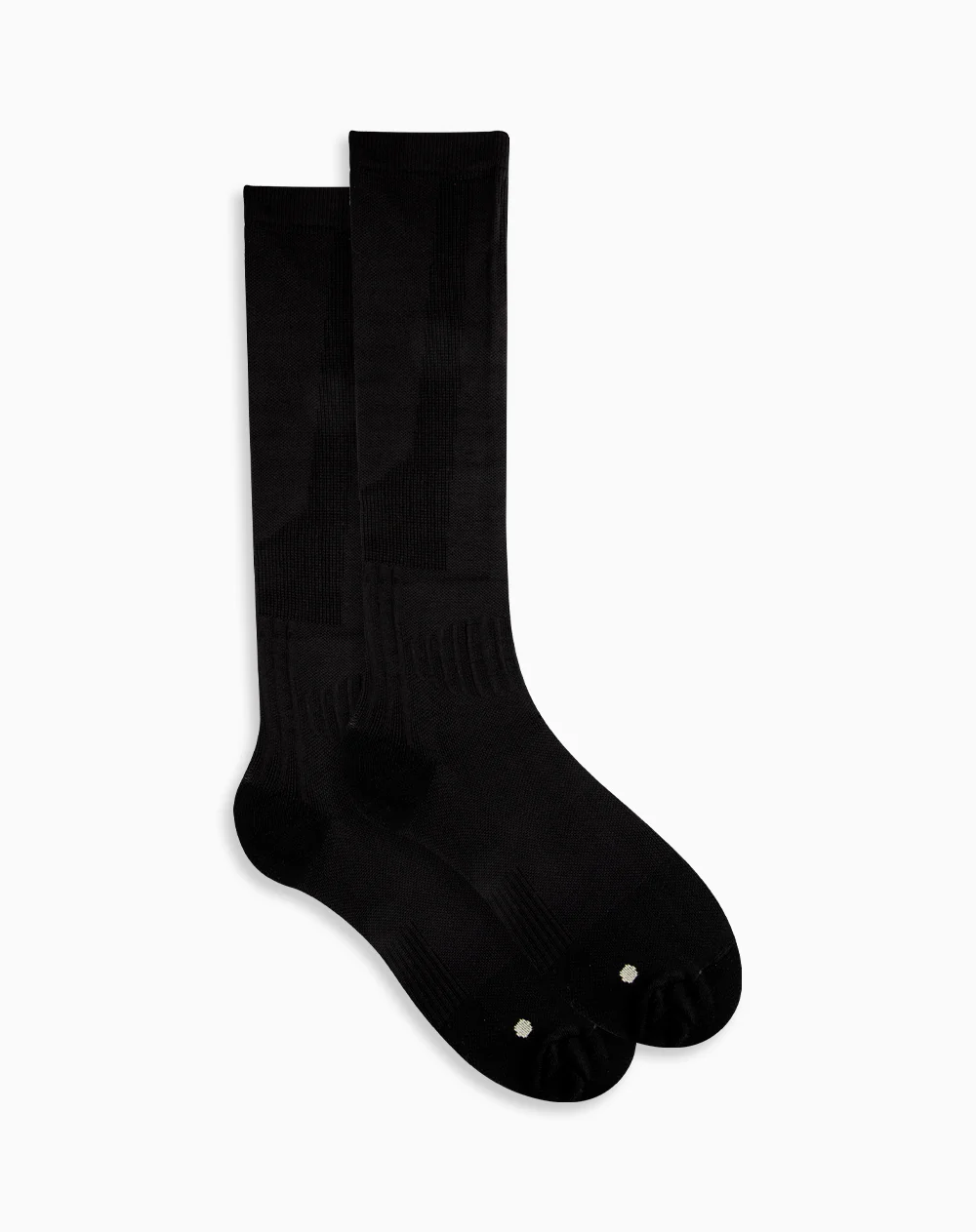 Medias deportivas mujer extra largas microfibra negras - Image 3