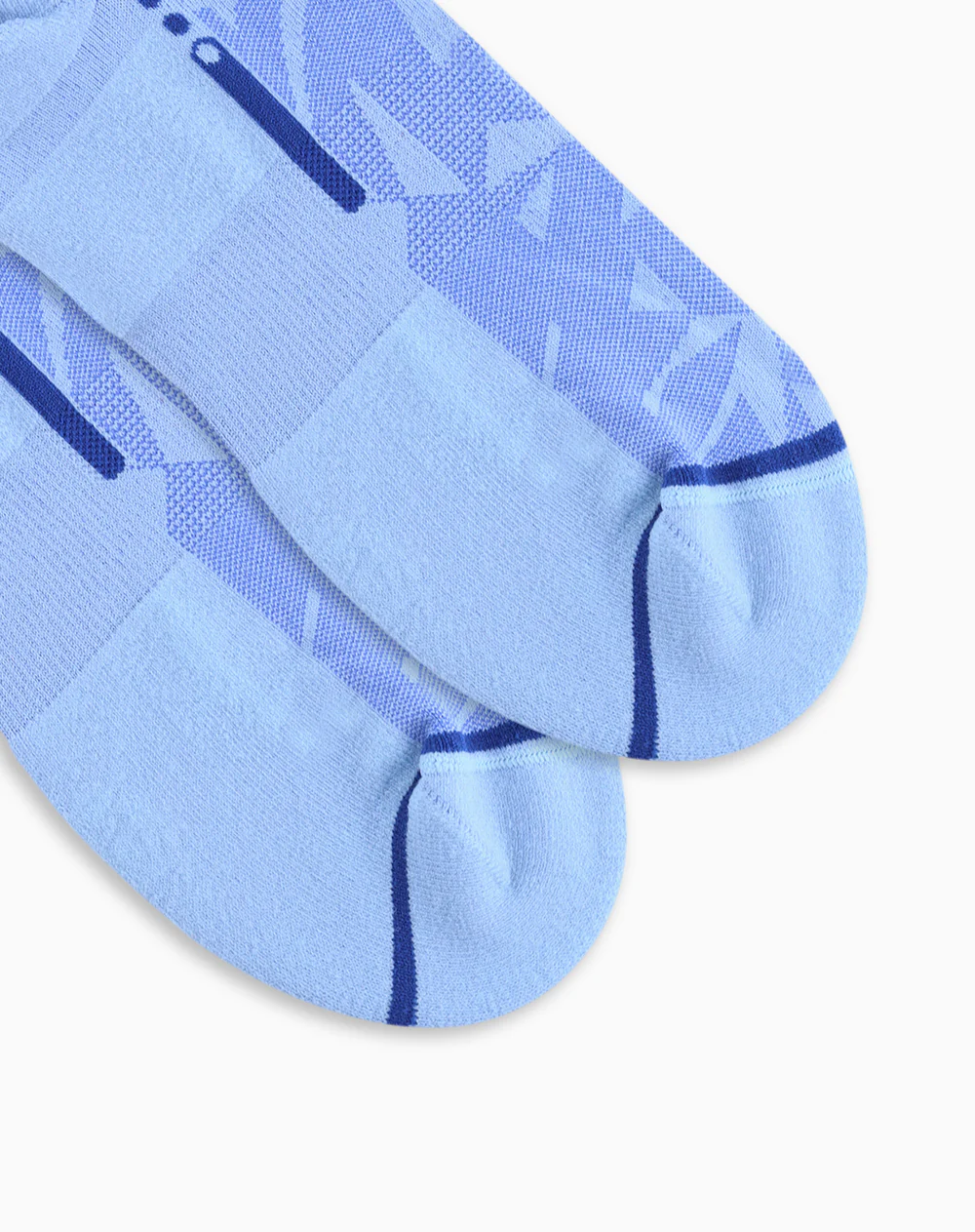 Medias deportivas mujer tobilleras cortas acolchadas azules - Image 3