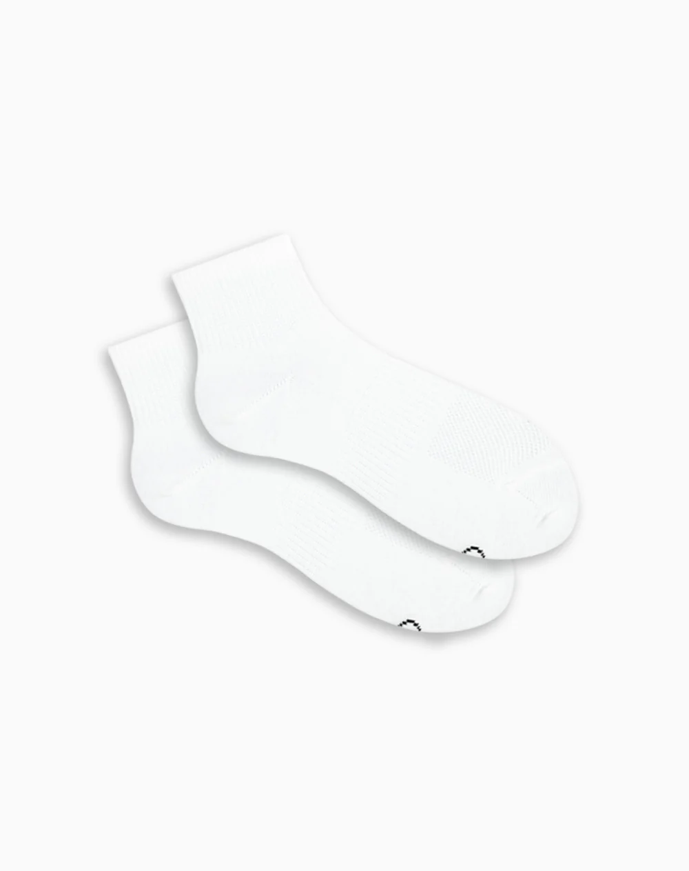 Medias deportivas mujer tobilleras microfibra blancas - Image 3