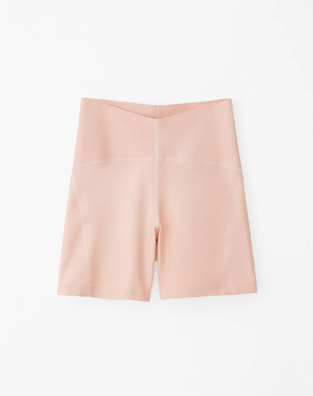 Biker deportivo tiro alto control abdomen rosa mujer - Image 3