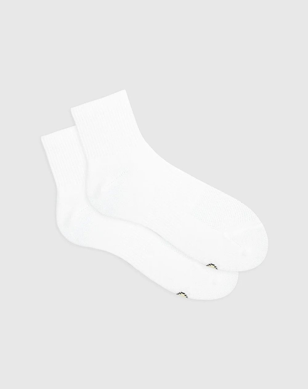 Medias deportivas hombre tobilleras algodón blancas - Image 3