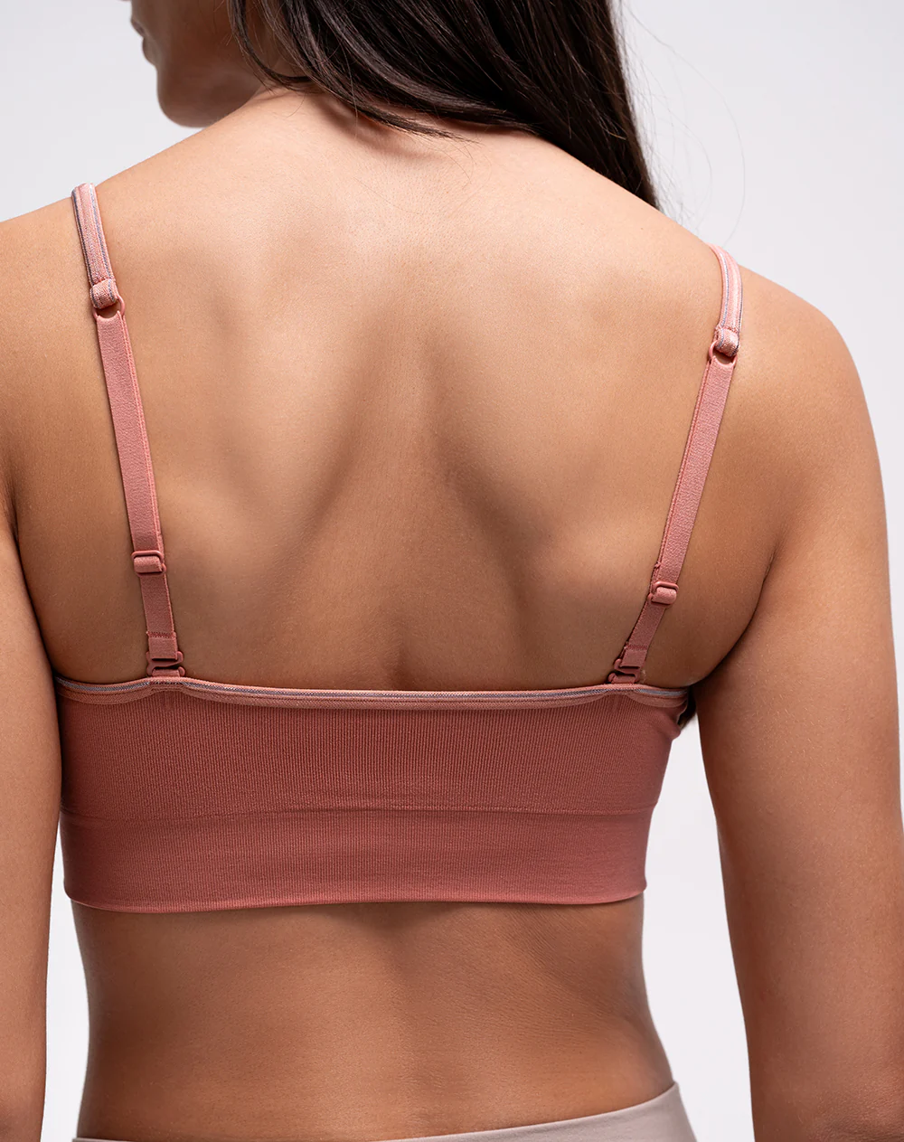 Top soporte medio seamless copas removibles rosado - Image 2