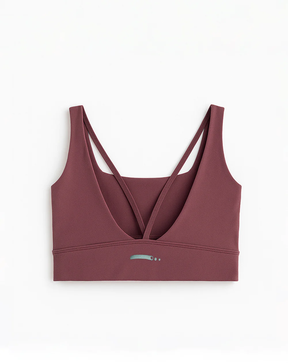 Top deportivo soporte medio seamless vino tinto - Image 6