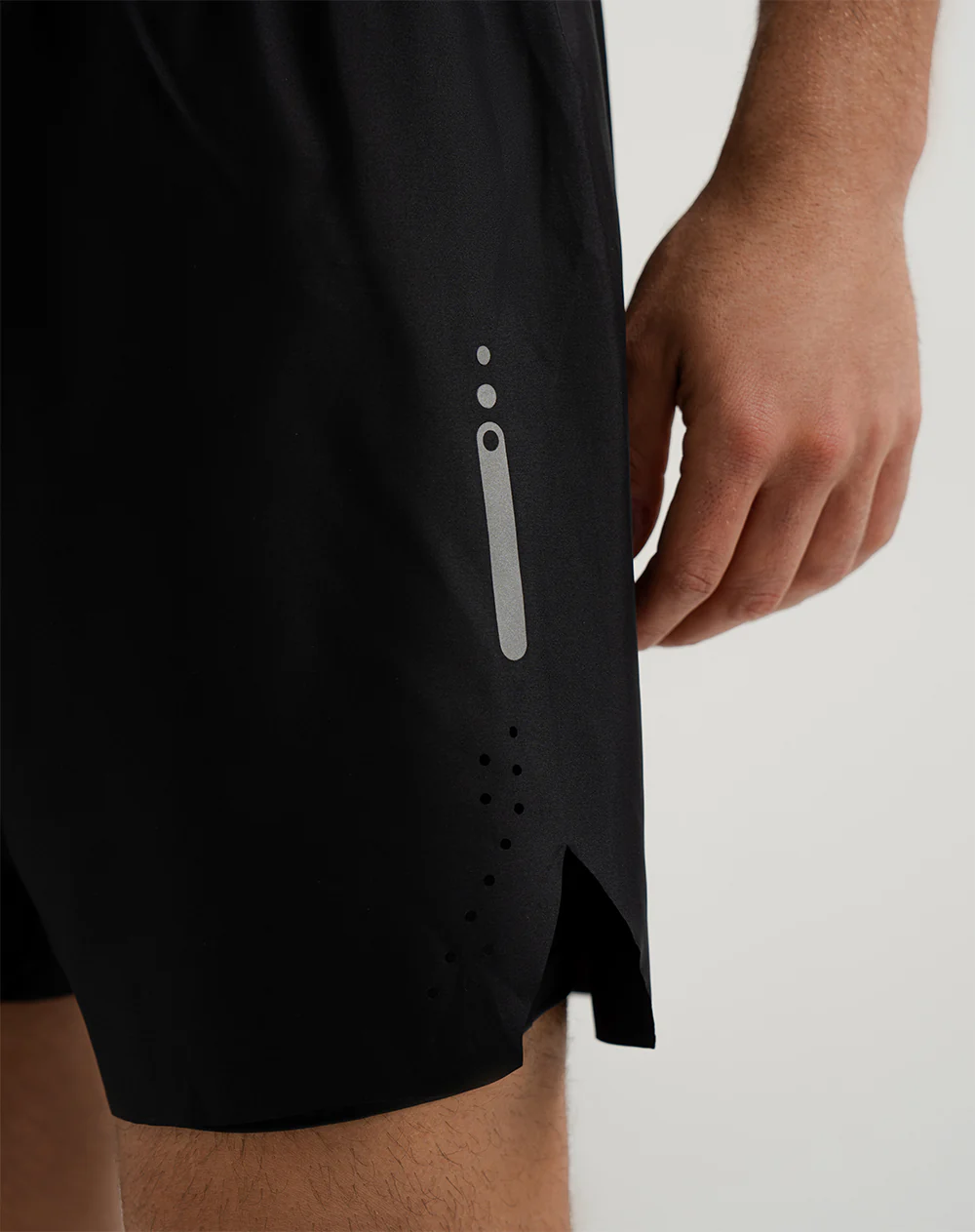 Pantaloneta deportiva ciclista interno negra hombre - Image 7