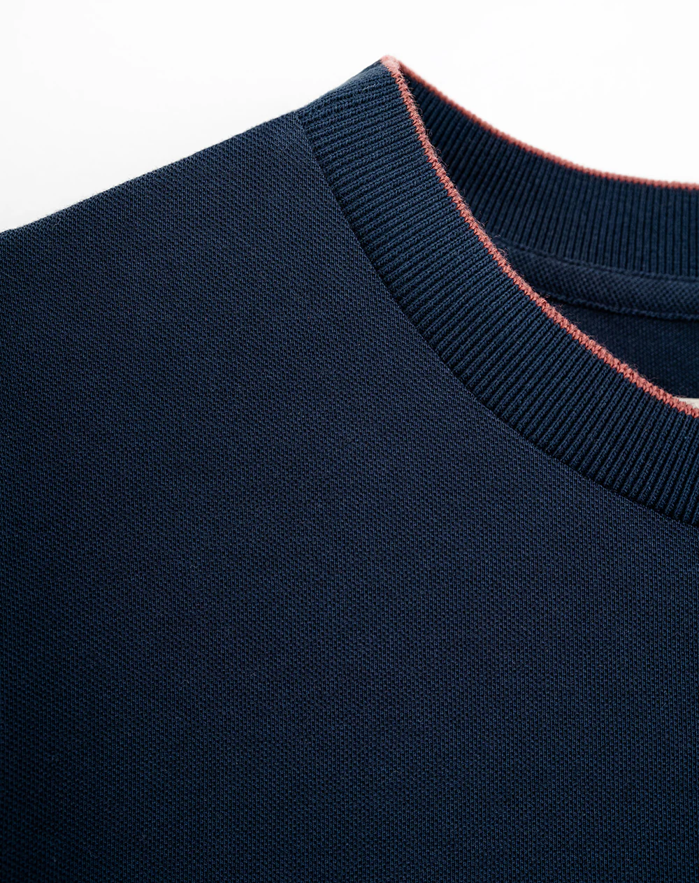 Camiseta regular algodón azul hombre - Image 7