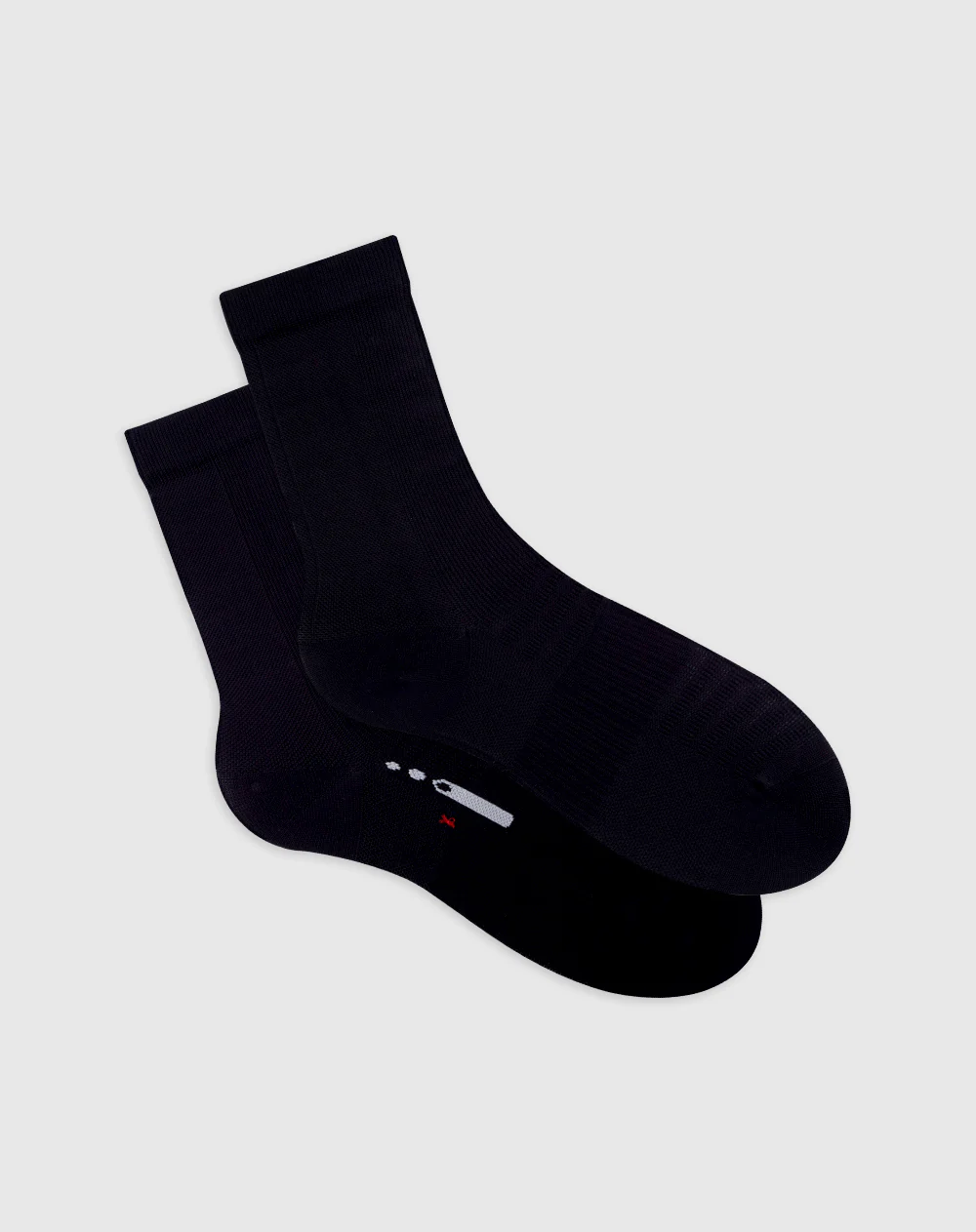Medias deportivas unisex largas ciclismo negras - Image 3