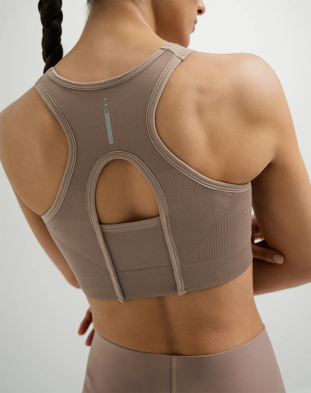 Top deportivo soporte alto seamless cáfe - Image 2
