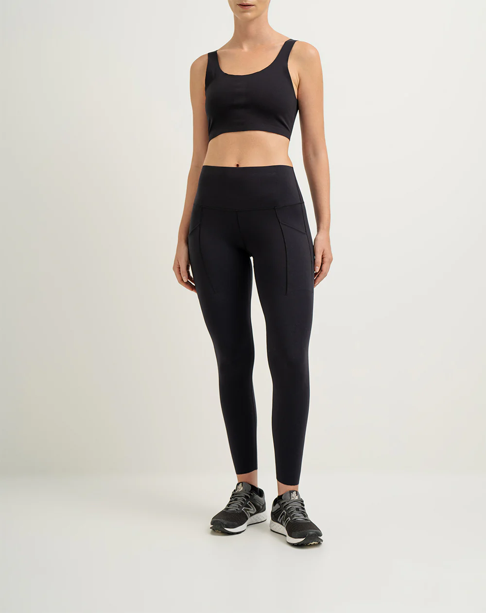 Legging deportivo control abdomen negro mujer - Image 4