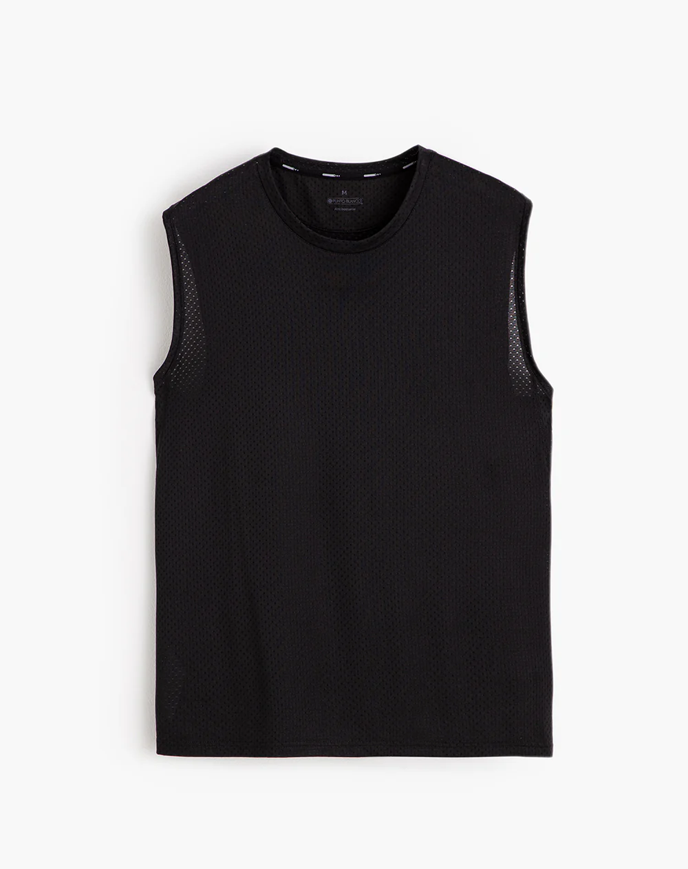 Camisilla deportiva control humedad negra hombre - Image 4