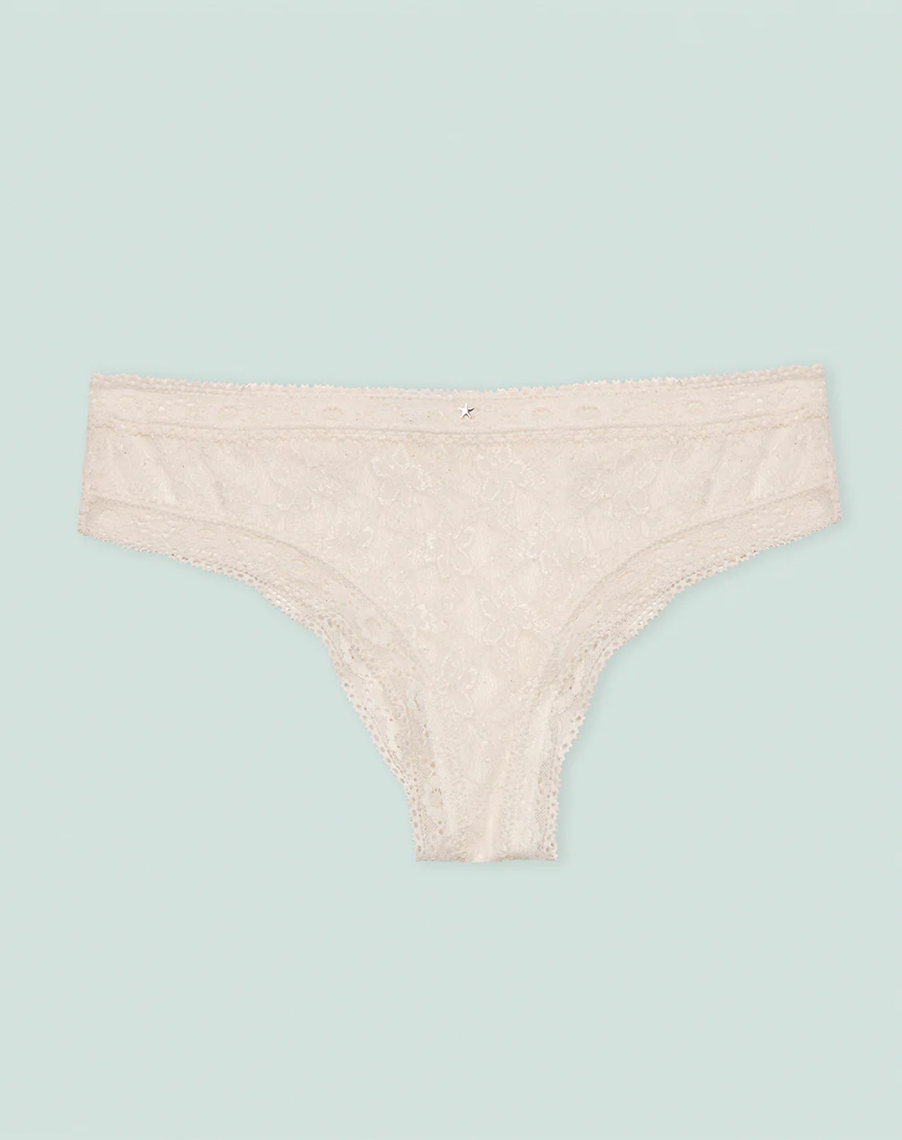 Panty cachetero en encaje vainilla - Image 5