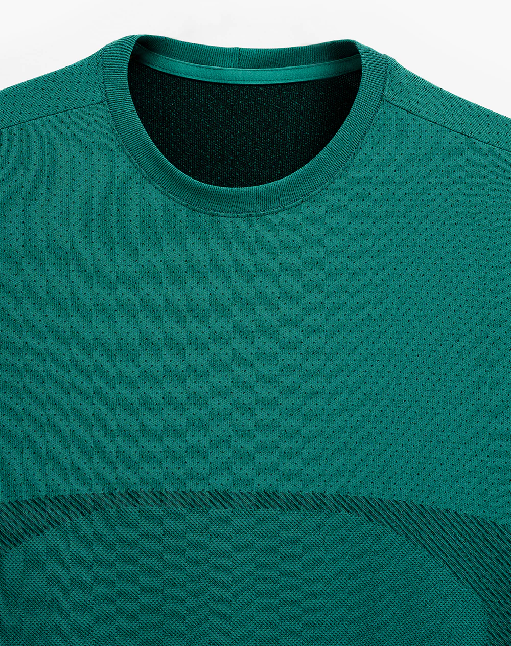 Camiseta deportiva antibacterial verde hombre - Image 7