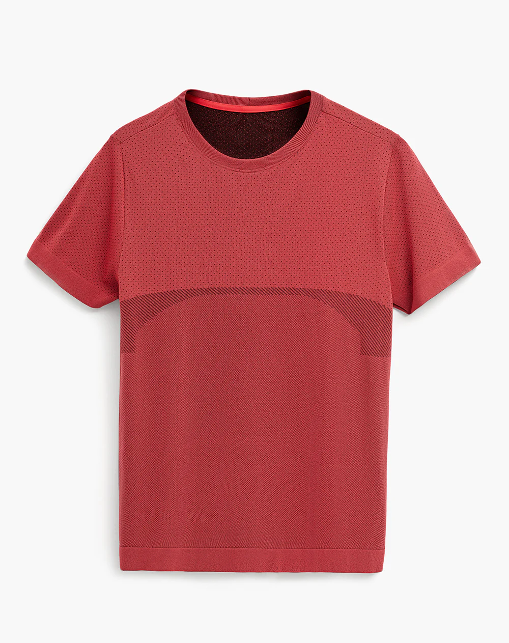 Camiseta deportiva antibacterial roja hombre - Image 6