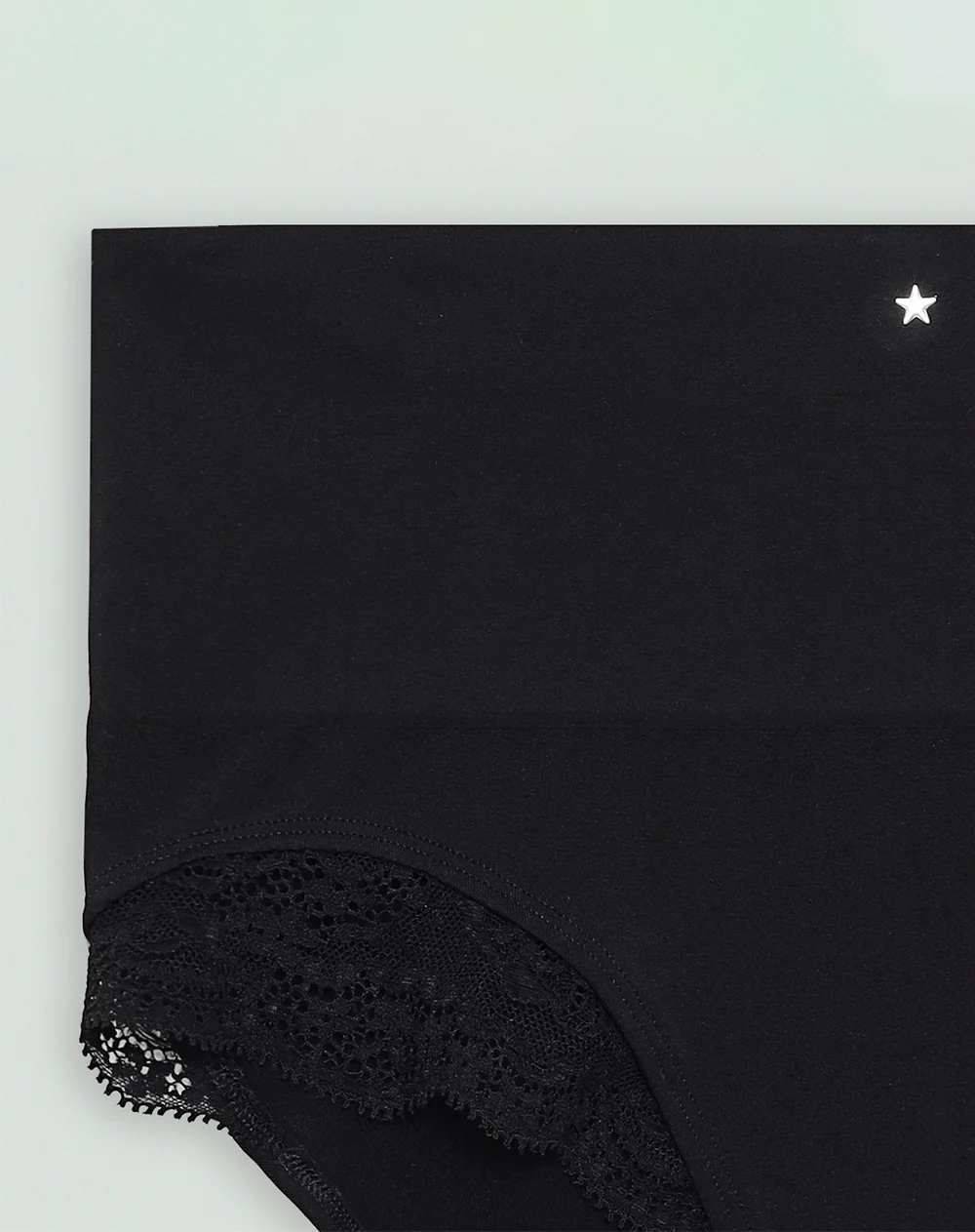 Panty cachetero tiro alto seamless negro - Image 6