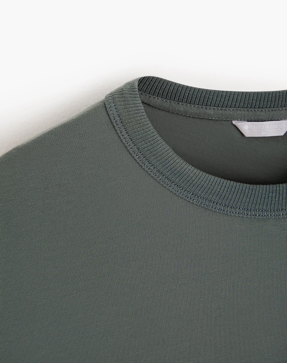Camiseta algodón holgada verde hombre - Image 7
