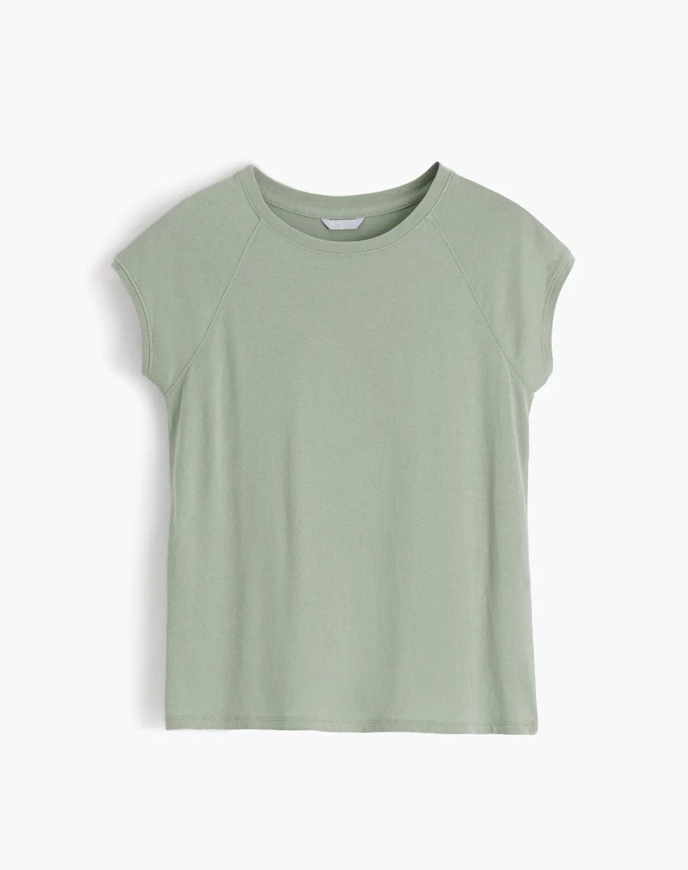 Camiseta regular algodón verde mujer - Image 5