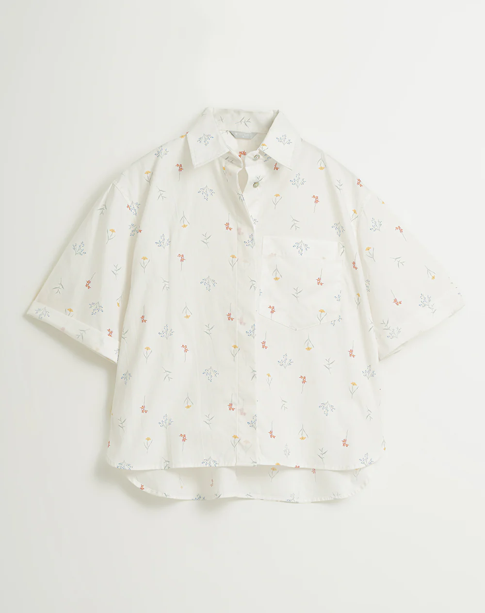 Camisa de pijama algodón blanca mujer - Image 2