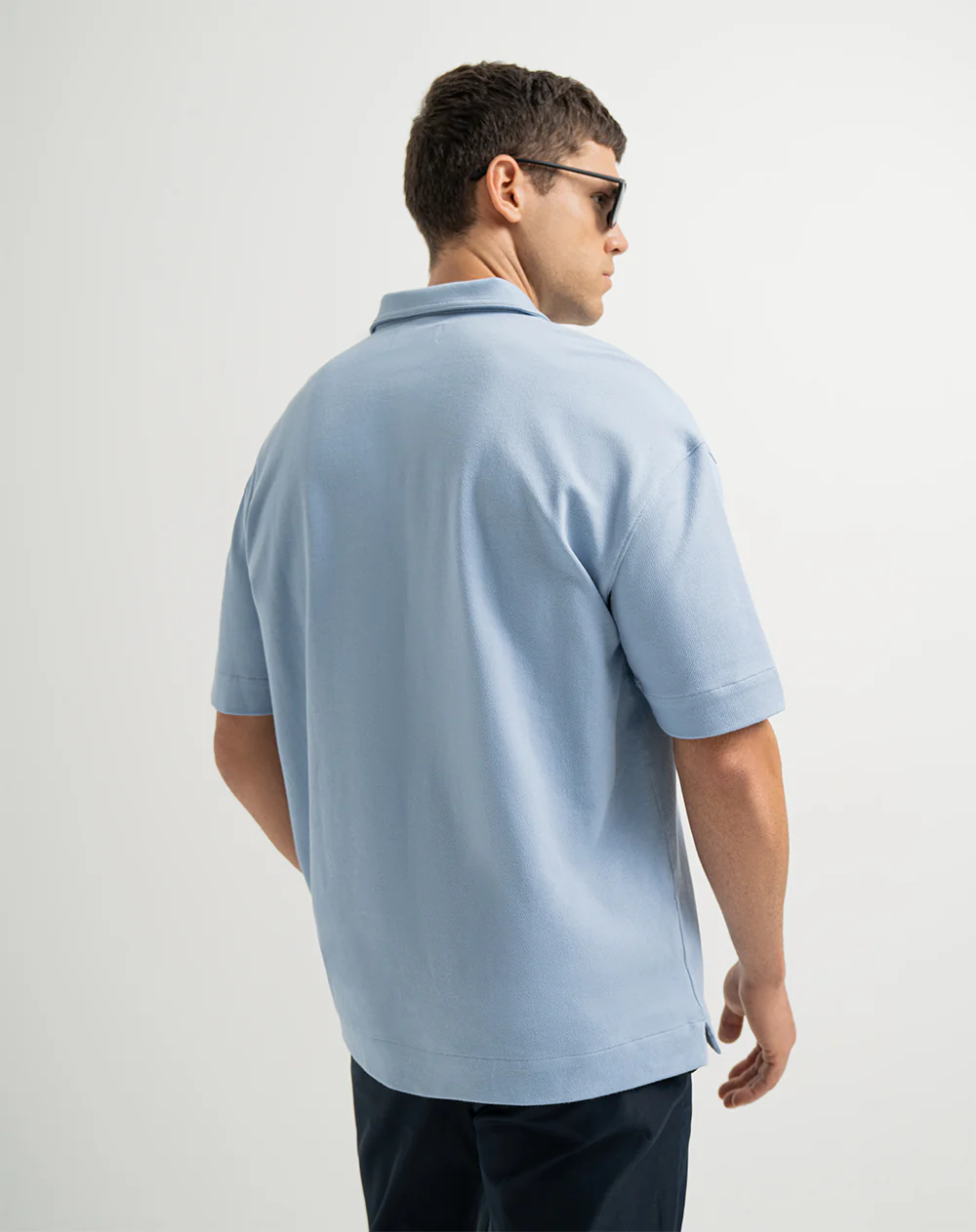 Polo regular algodón azul hombre - Image 2