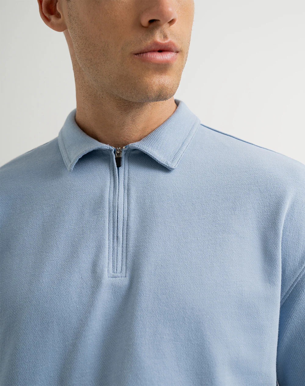 Polo regular algodón azul hombre - Image 4