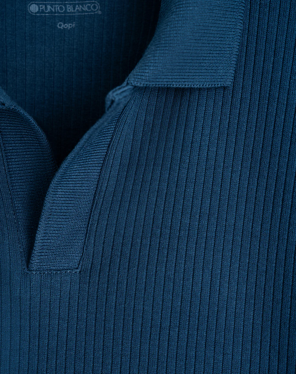 Polo confort regular algodón azul hombre - Image 6
