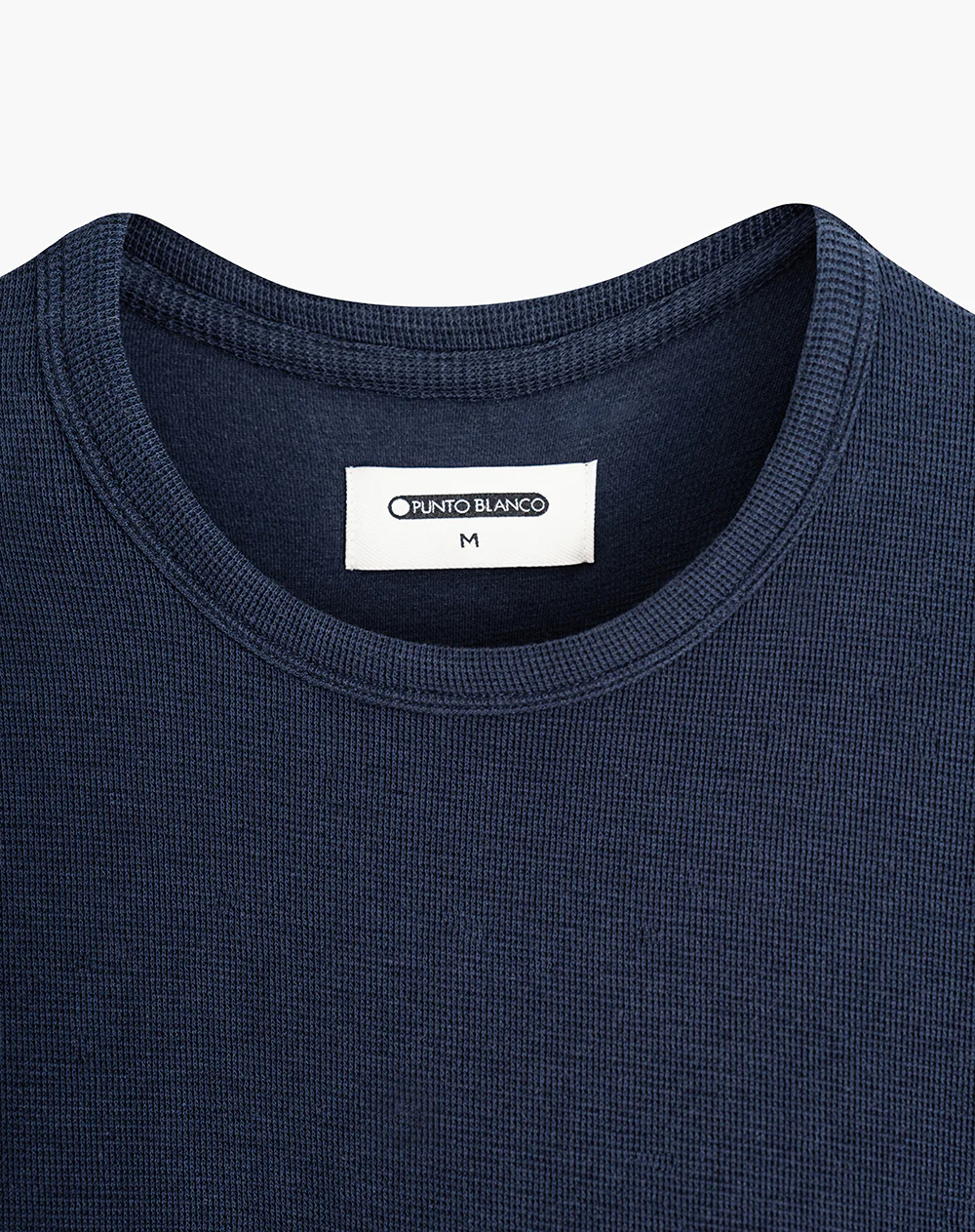 Camiseta regular algodón azul hombre - Image 7