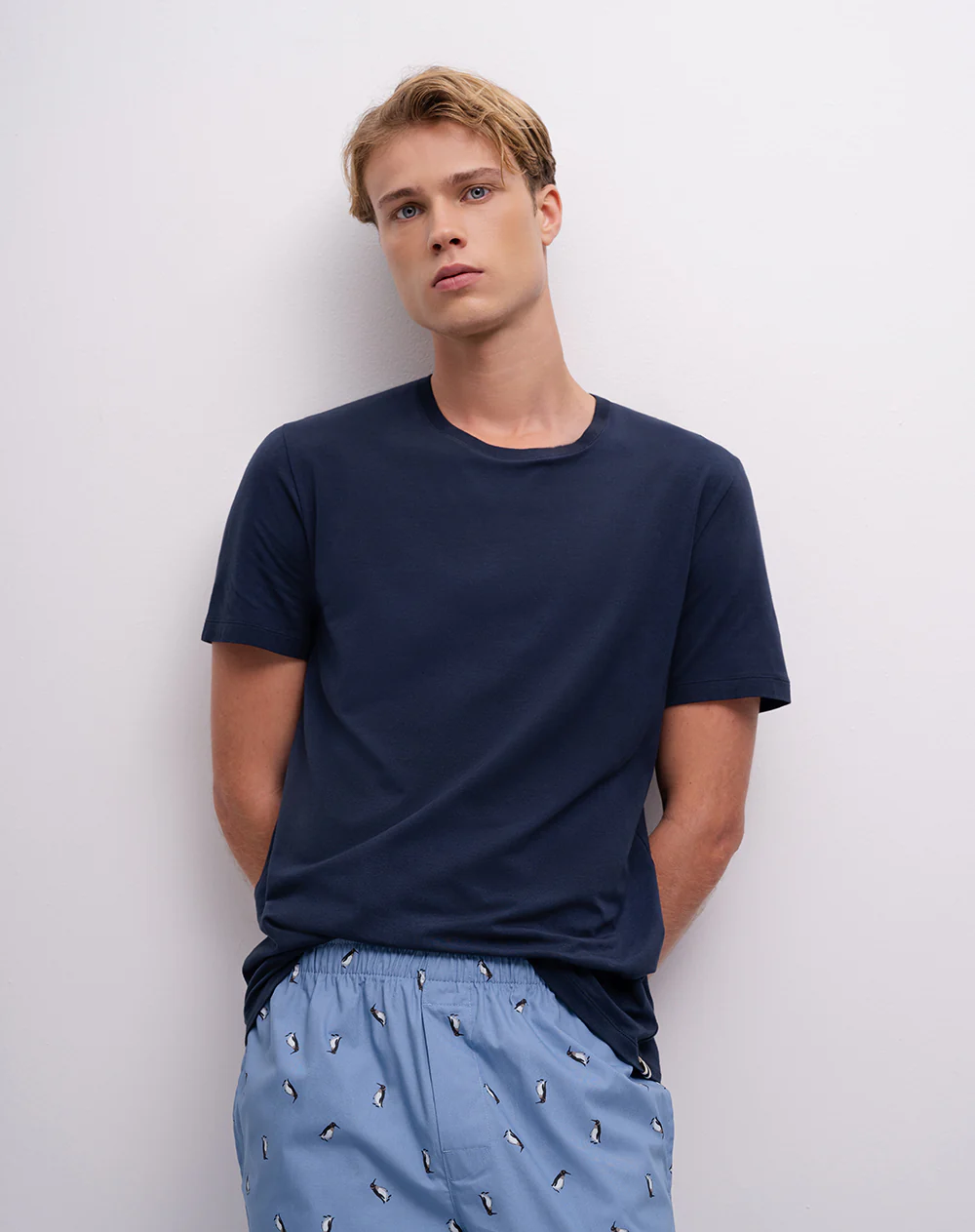 Camiseta + pantalón de pijama algodón surtida hombre - Image 3