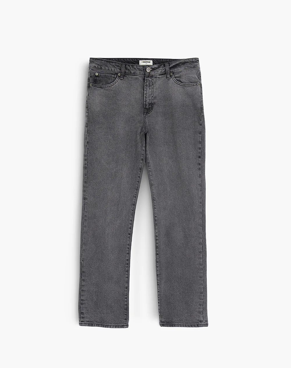 Jean recto fit tiro medio gris hombre - Image 5