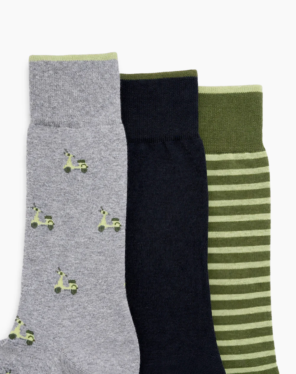 3 pares de medias largas surtido - Image 2