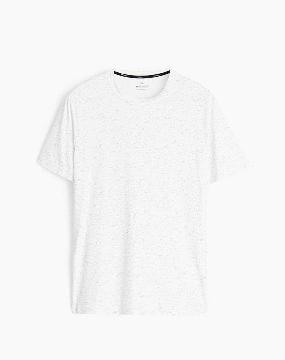 Camiseta deportiva control humedad blanca hombre - Image 6