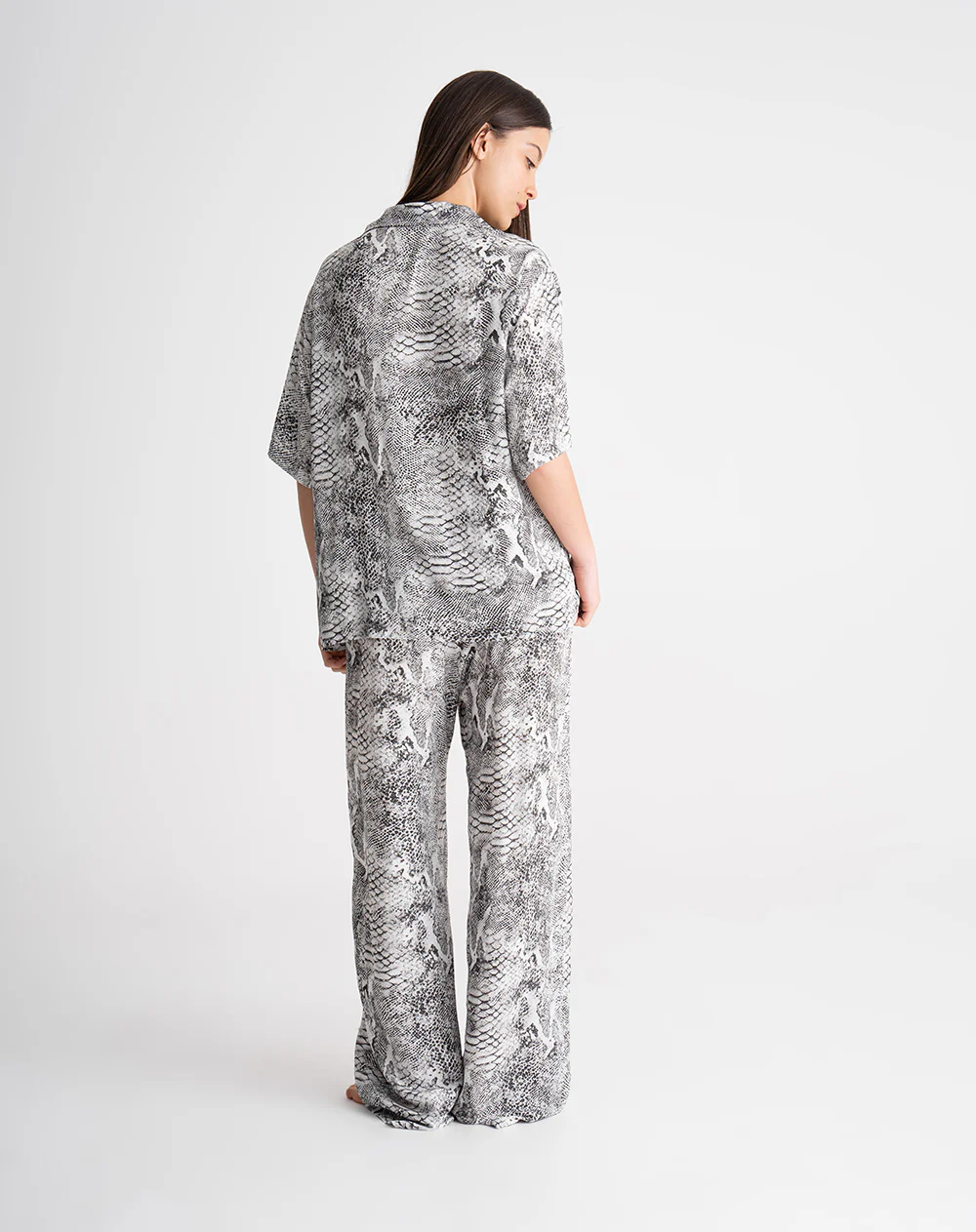 Camisa + pantalón de pijama estampado mujer - Image 4