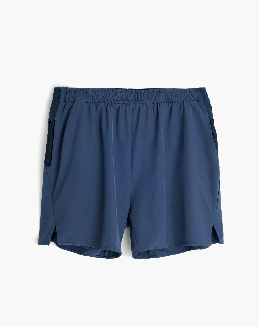 Pantaloneta deportiva malla interna azul hombre - Image 6