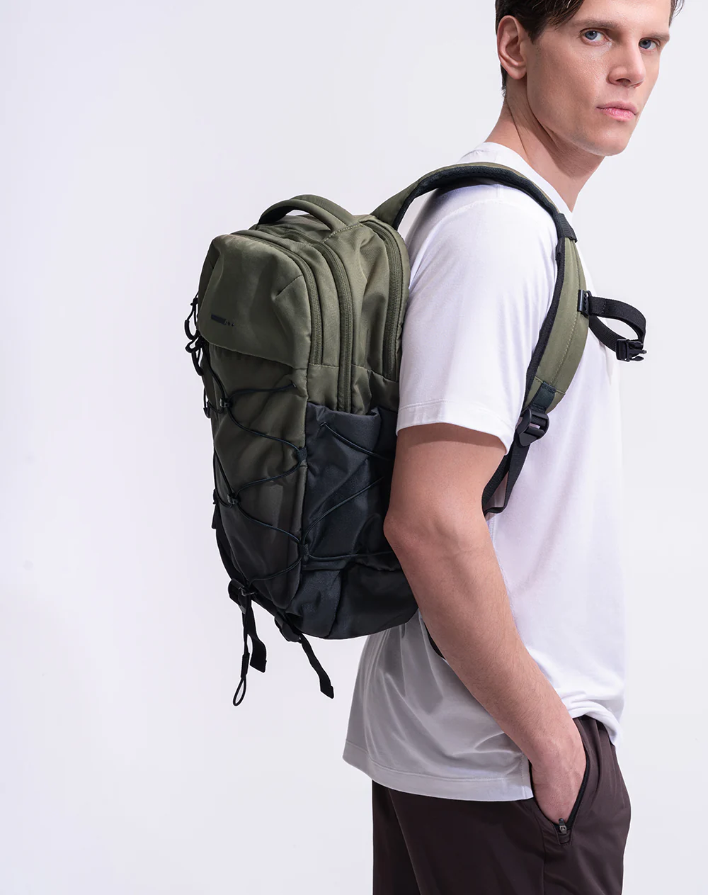 Morral con sistema elástico verde - Image 2