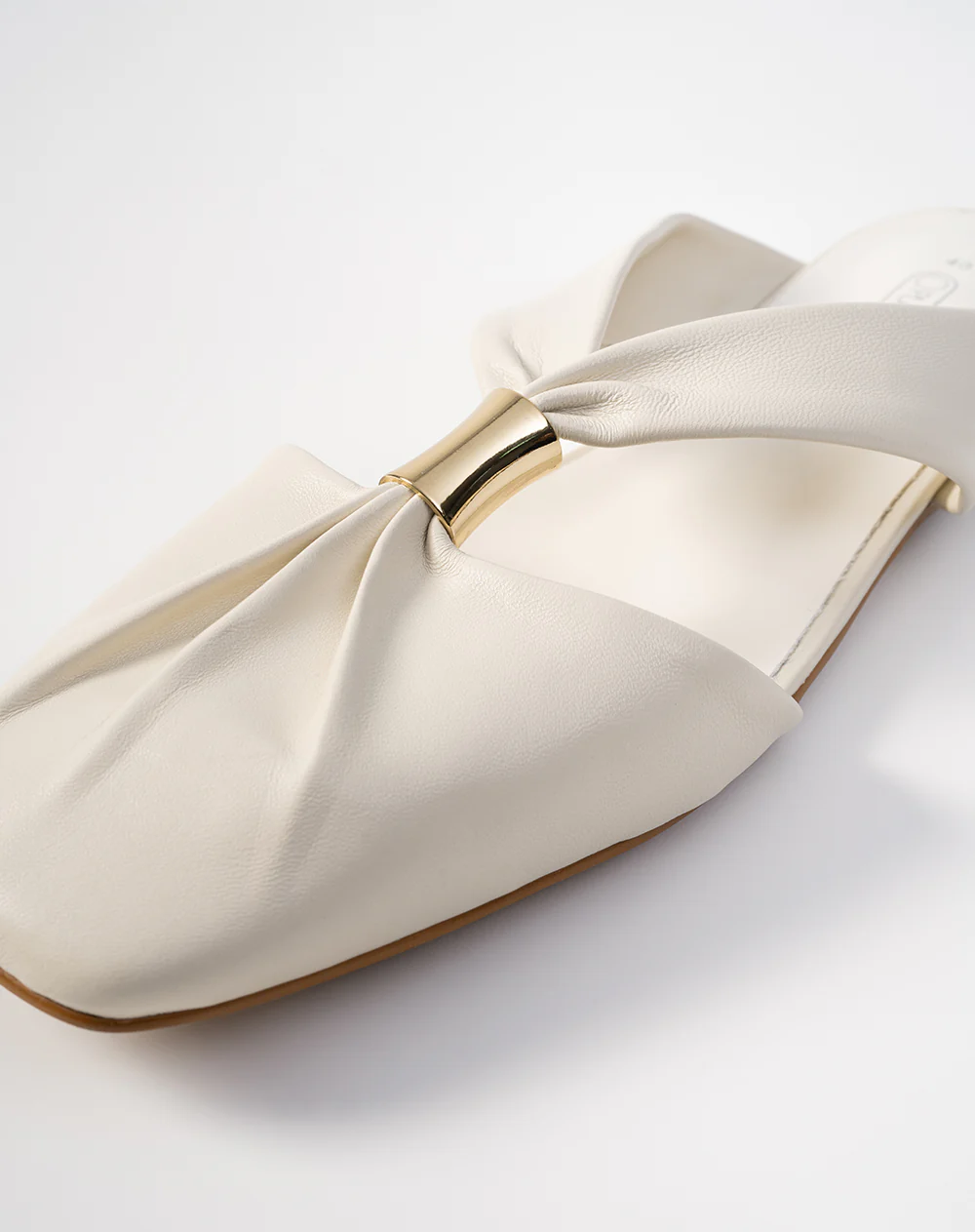 Zapato mule plano crudo mujer - Image 4