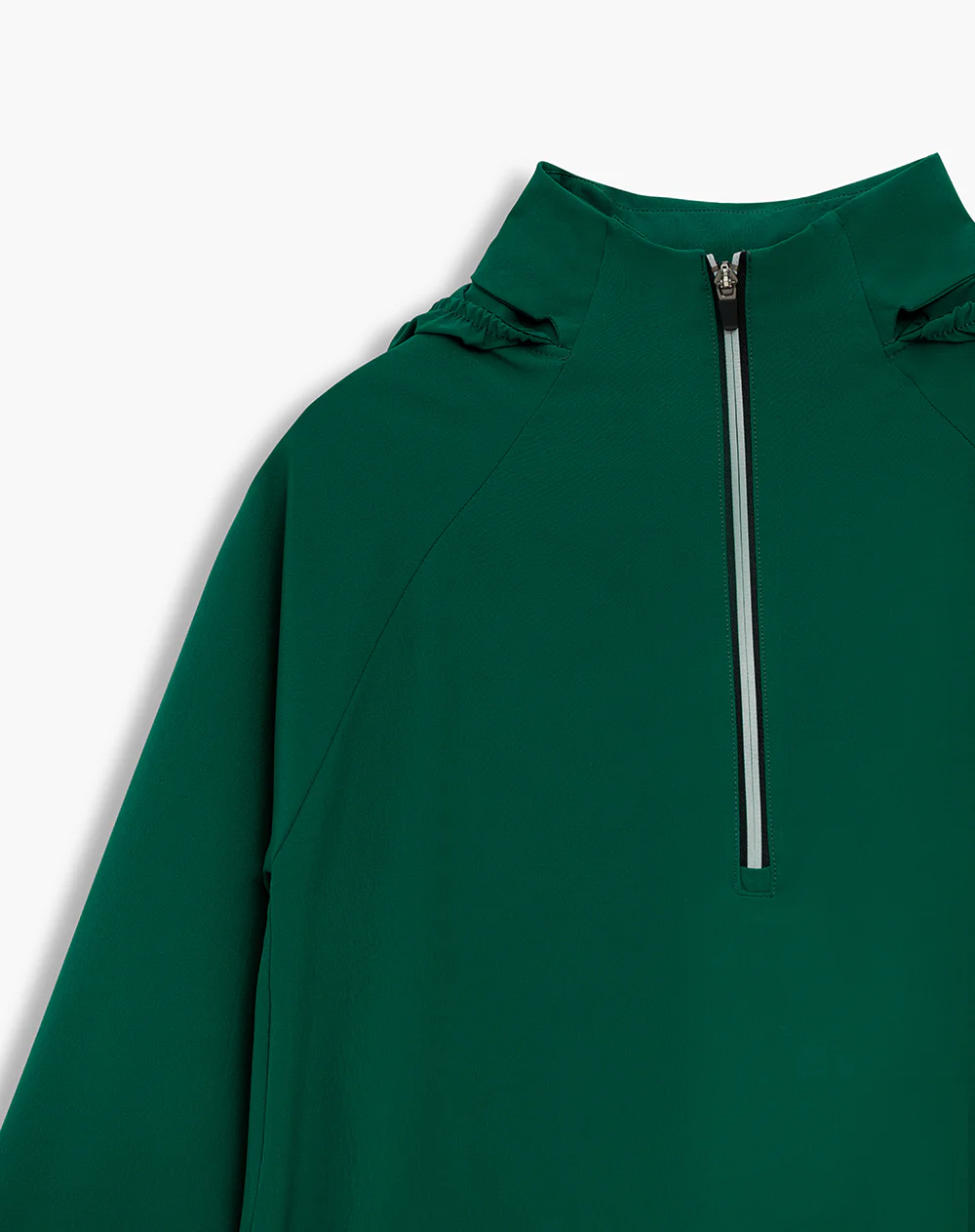 Buzo regular half zip secado rápido verde hombre - Image 7