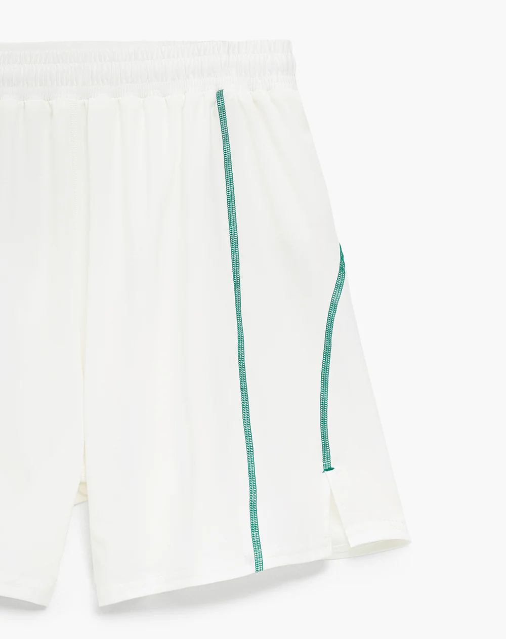 Pantaloneta deportiva secado rápido blanca hombre - Image 9
