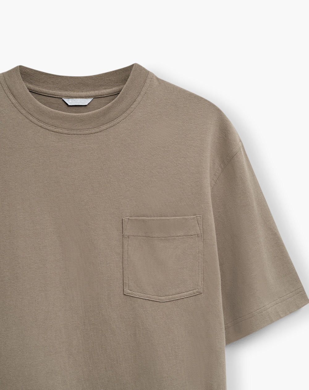 Camiseta confort regular algodón café hombre - Image 6