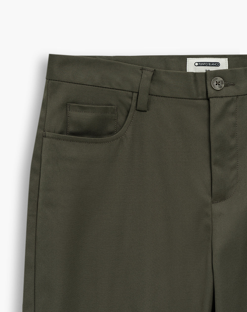 Pantalón chino regular verde hombre - Image 7